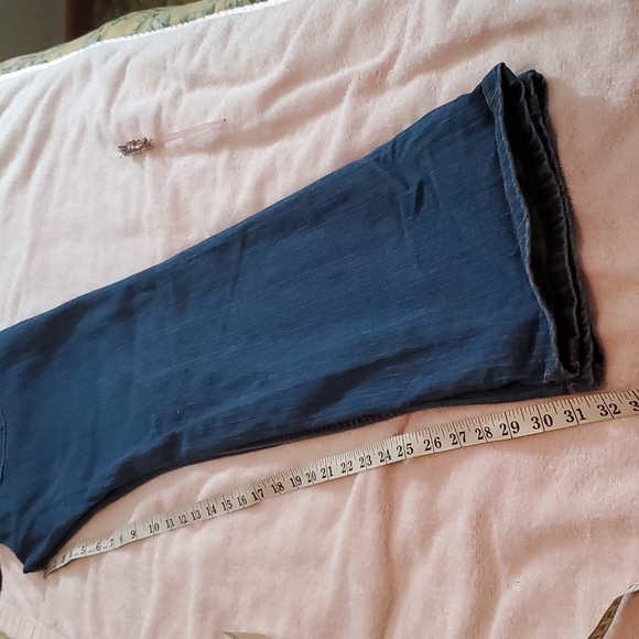 THE LIMITED Womens Long Indigo Blue 5-Pocket Mid-Rise Jeans-EUC-Sz 8L - Picture 14 of 17